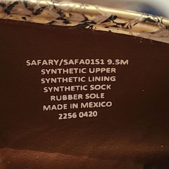 Steven Madden Snakeskin Slip On Sneakers Size 9.5 - Picture 10 of 10